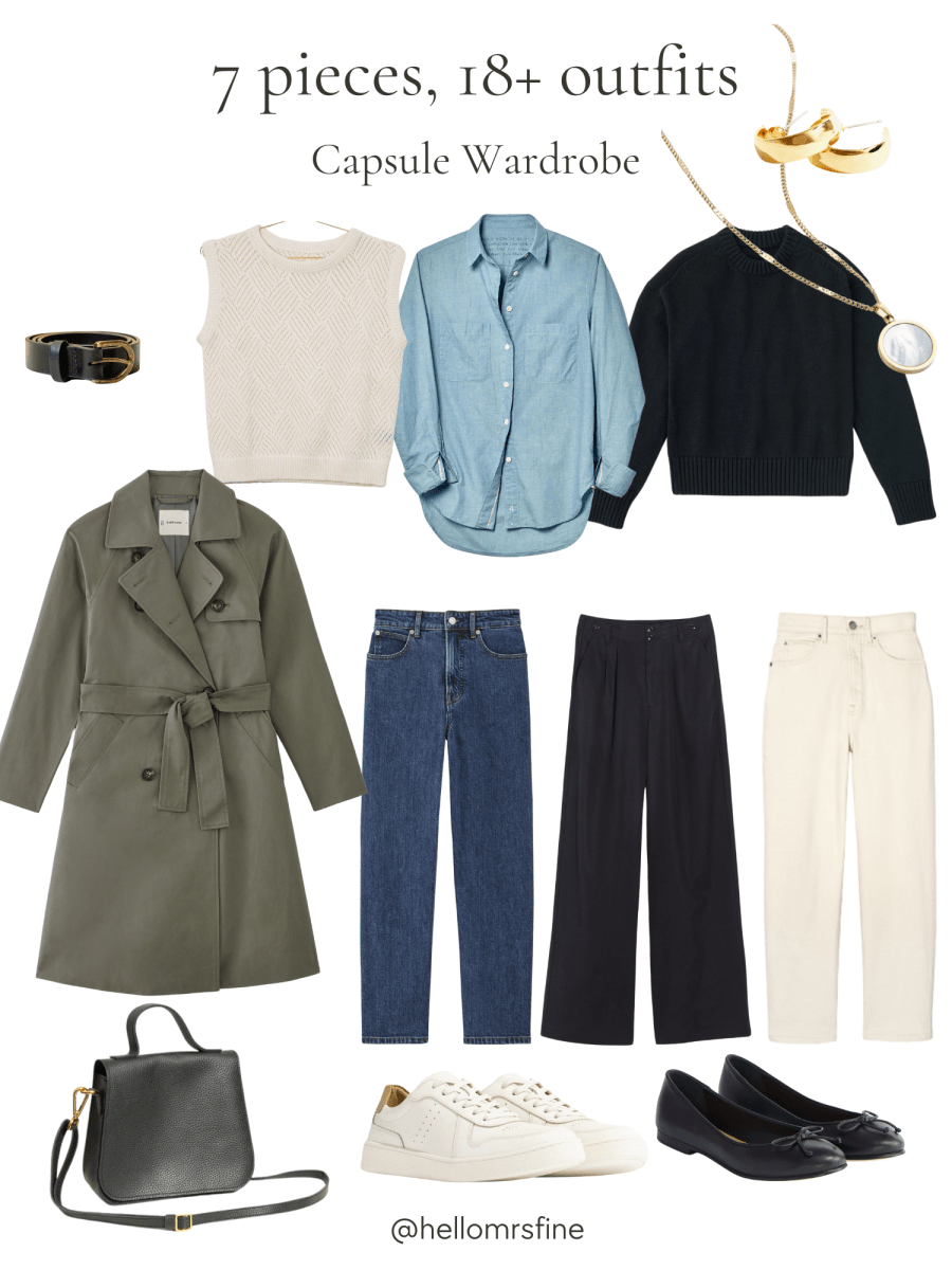 The Ultimate Fall Wardrobe: 7 Pieces, 18 Effortless Outfit&nbsp;Ideas